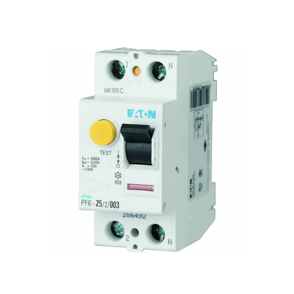 Fidova sklopka Eaton PF6 25A 2P 30mA