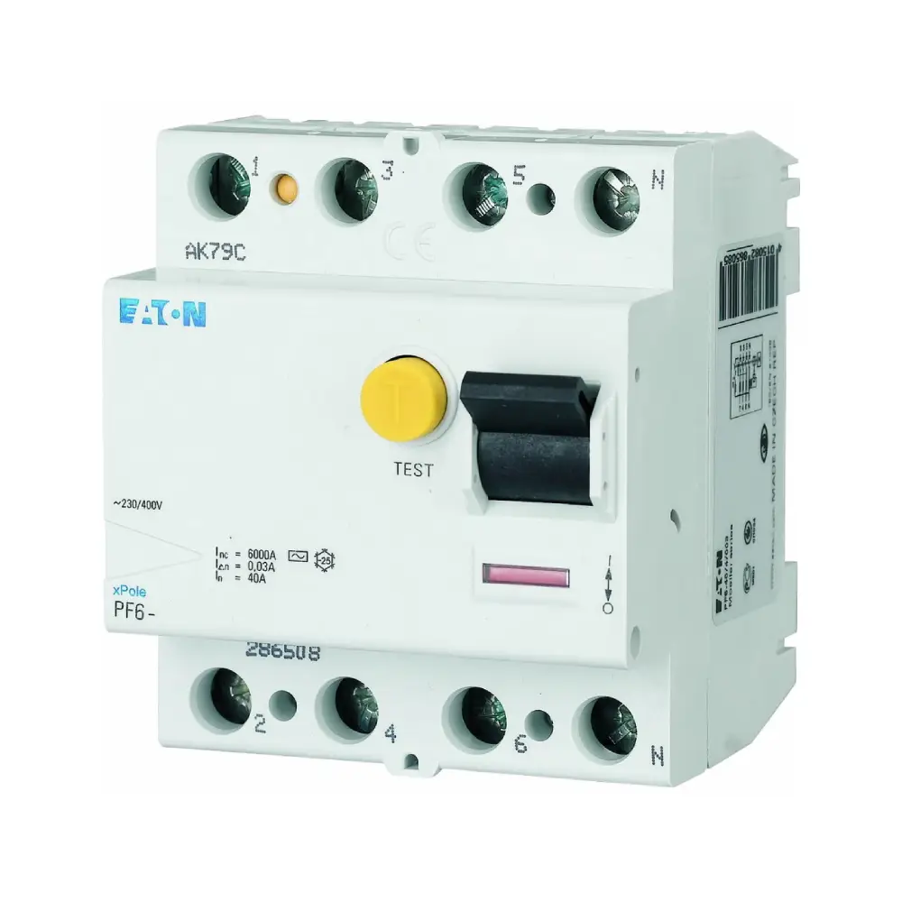Fidova sklopka Eaton PF6 63A 4P 30mA