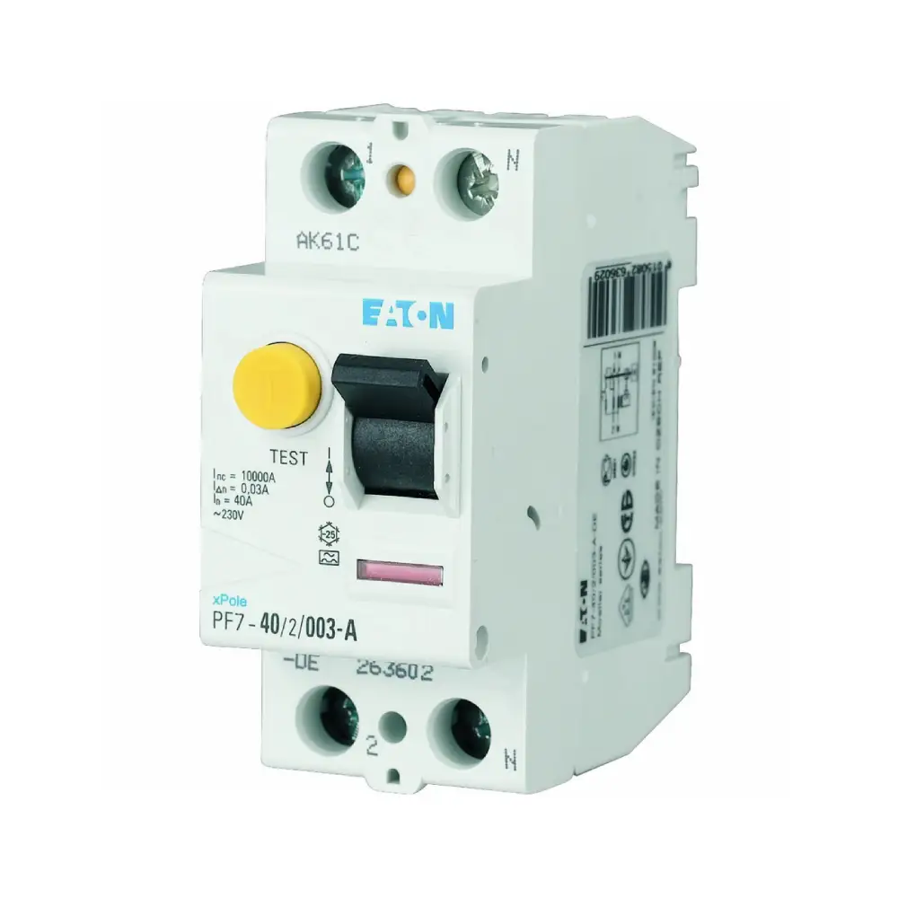 Fidova sklopka Eaton PF7 25A 2P tip A 300mA