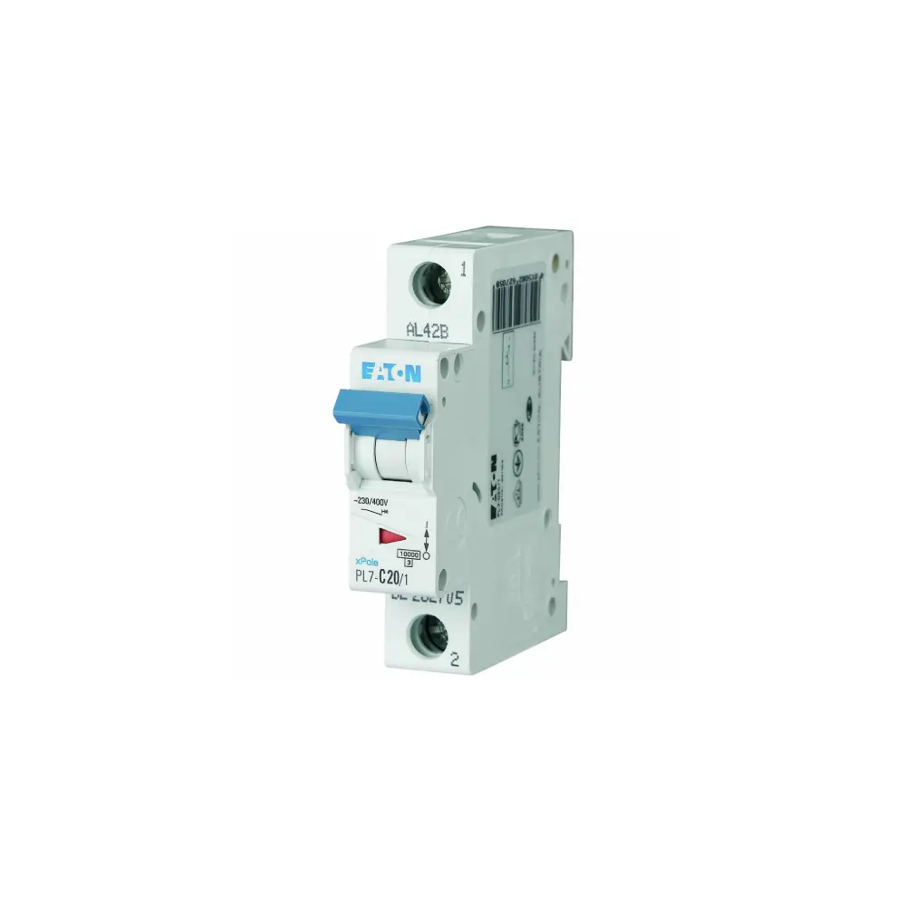 Automatski osigurač Eaton PL7-C20 20A Tip C 10kA