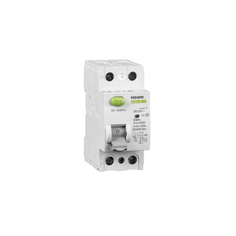 Fidova sklopka Noark EX9L-N 40A 2P 500mA