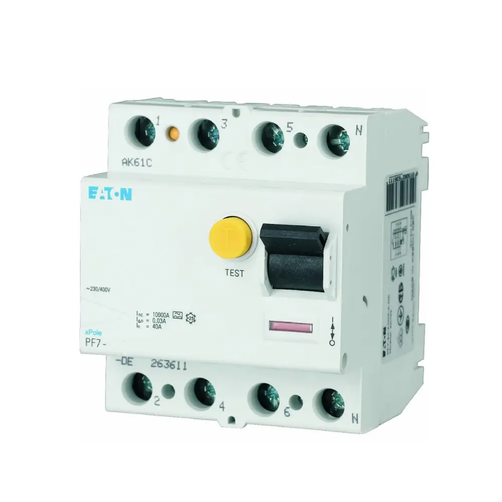Fidova sklopka Eaton PF7 63A 4P 500mA