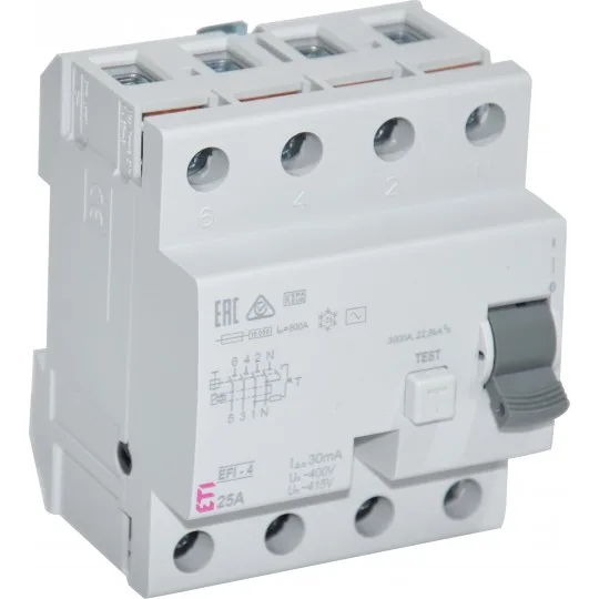 FID sklopka ETI 25A 0.03A 4P AC
