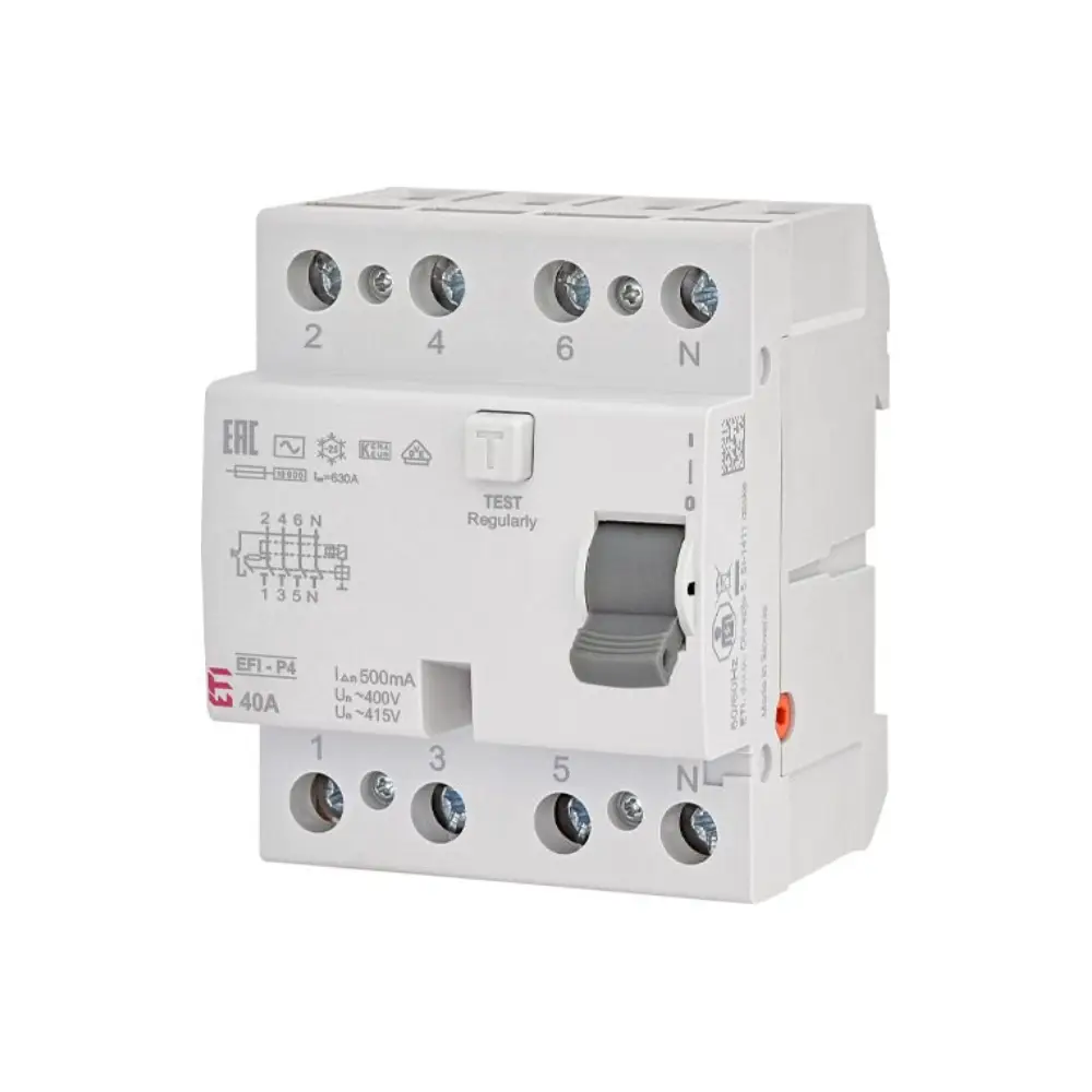 Fidova sklopka eti 40A 500ma 4P