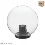 Baštenska lampa kugla Acrilux GLOBO Ø250mm E27 transparentna IP44