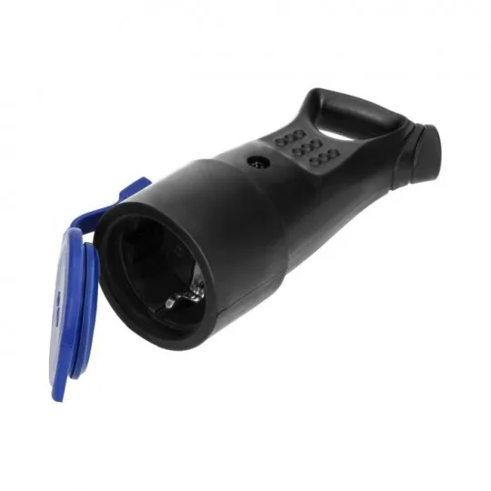 Spojka sa rukohvatom ORNO OR-AE-1370(GS) 16 A IP44, crna
