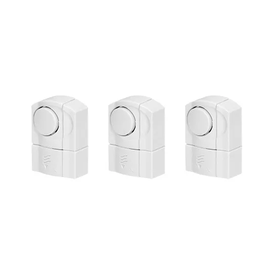 Bežični mini alarm sa senzorom pokreta i sirenom VIRONE AS-3 IP20 90 dB za vrata i prozor, 3 kom