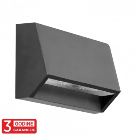 LED spoljna zidna lampa ADVITI ENYE 1,5W 4000K siva IP65