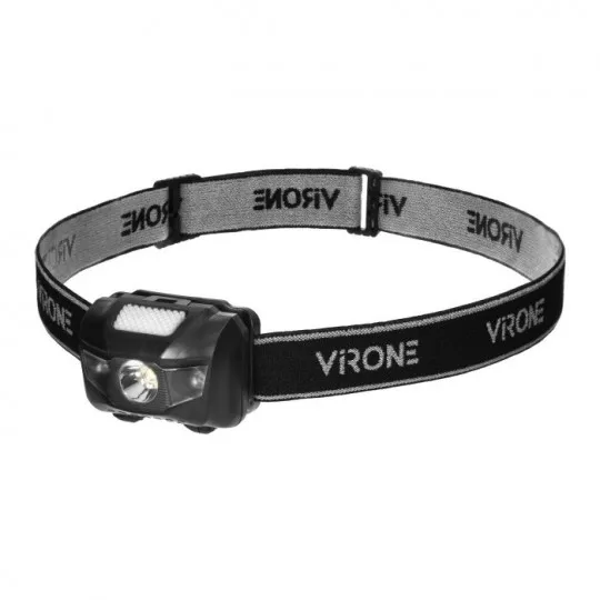 LED lampa za glavu VIRONE LT-8 3 W COB/CREE 6000K 3xAAA, crna