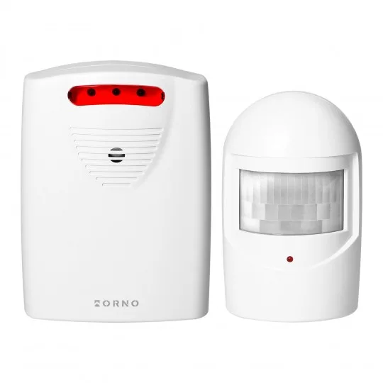 Bežični mini alarm sa senzorom pokreta i sirenom ORNO home OR-MA-717 IP44 90 dB, beli