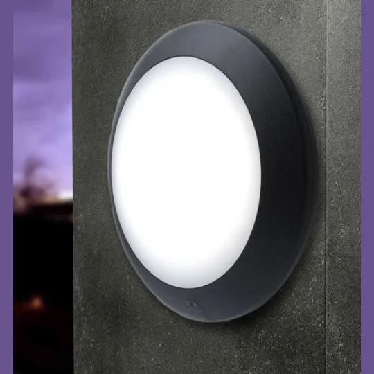 Zidna/plafonska lampa Fumagalli BERTA 275 mm E27 IP66 crna