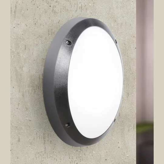 Zidna/plafonska lampa Fumagalli DANZI E27 IP66 crna