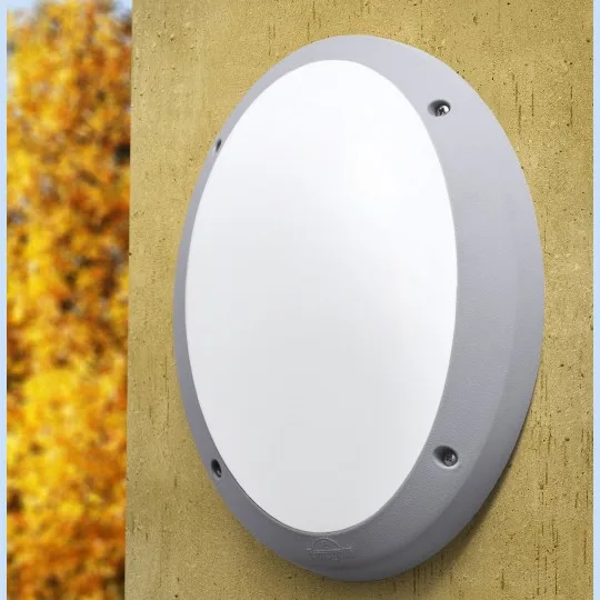Zidna/plafonska lampa Fumagalli DANZI E27 IP66 siva