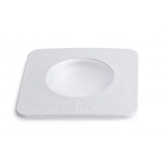 Ugradna lampa Fumagalli CECI 90 kvadratna 4000K GU10 IP67 siva