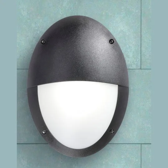 Zidna/plafonska lampa Fumagalli MADDI VE E27 IP66 crna