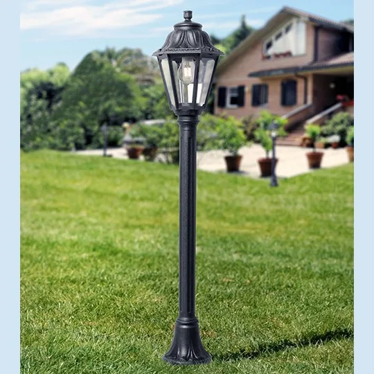 Stubna lampa Fumagalli MIZAR/ANNA E27 IP55 crna