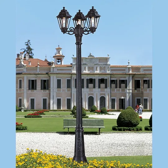Stubna lampa Fumagalli GIGI/BISSO/ANNA 3L E27 IP55 crna