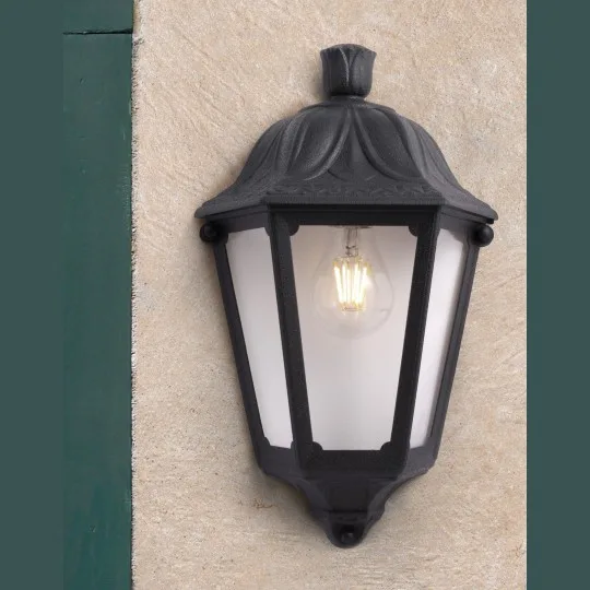 Zidna lampa Fumagalli IESSE E27 IP55 crna