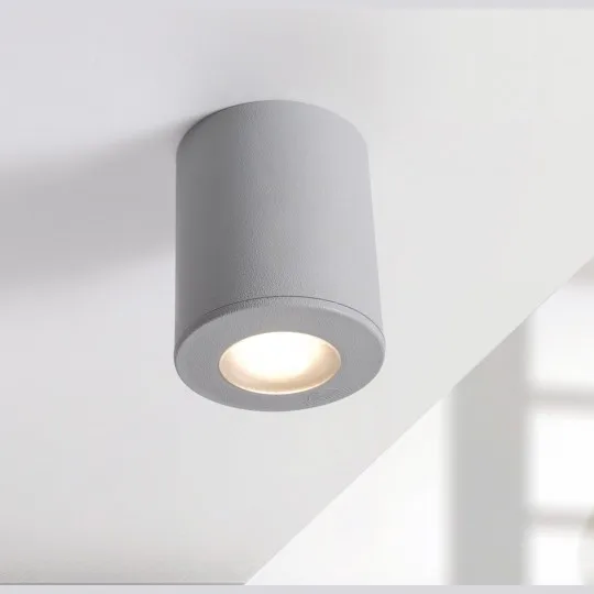 Plafonska lampa Fumagalli FRANCA 90 4000K GU10 IP55 siva