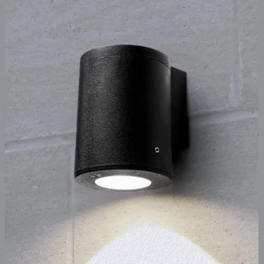 Zidna lampa Fumagalli FRANCA 90 1L 4000K GU10 IP55 crna