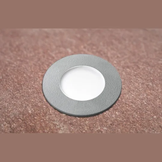 Ugradna lampa Fumagalli CECI 90 okrugla CCT GU10 IP67 siva