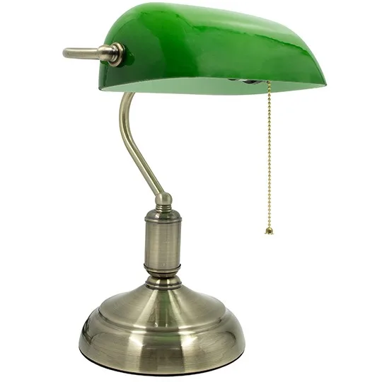 Stona lampa Mitea M1055, E27, zelena