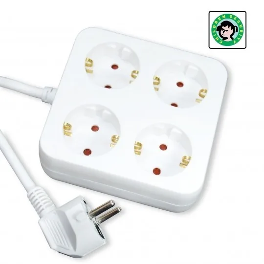 Produžni kabl Mitea PM4XP-5M 5 m 4 utičnice beli