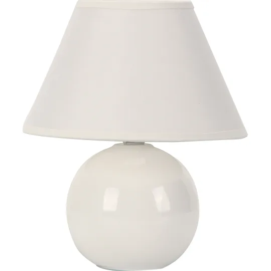Stona lampa Mitea M1012, E14, bela