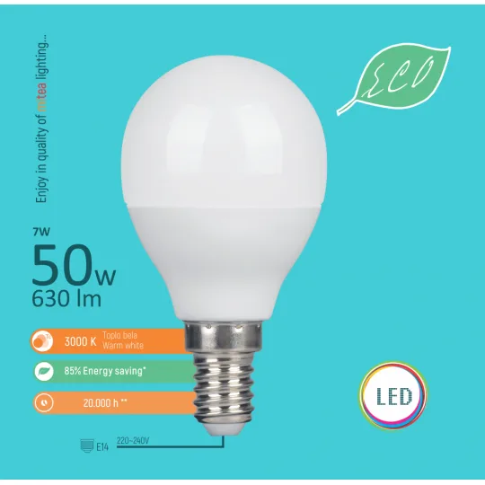 Mitea G45 3000K 7W