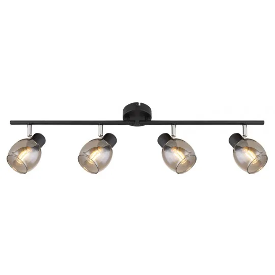-R M195140 40 W crna+siva 4xE14 Spot lampa Mitea