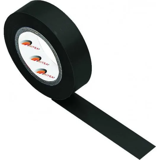 Izolir traka Mitea PVC 18mm 10yd crna - Slika 2