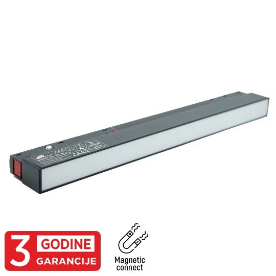 Magnetna linearna LED svetiljka Mitea M204000-300 15 W 4000K 48 V, crna