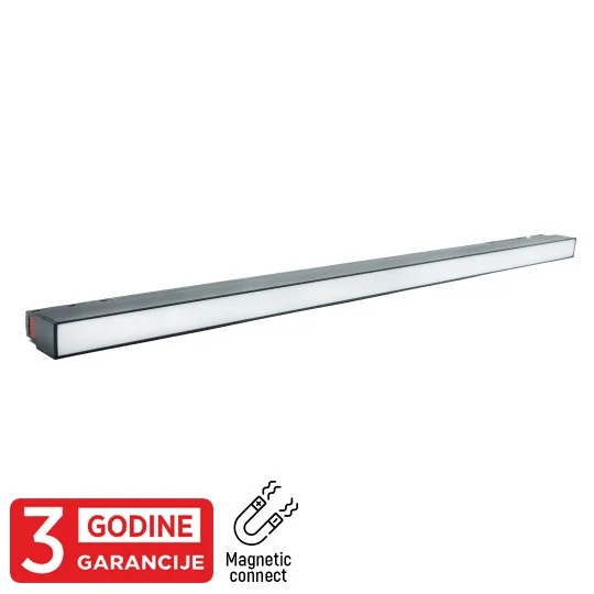 Magnetna linearna LED svetiljka Mitea M204001-600 25 W 4000K 48 V, crna