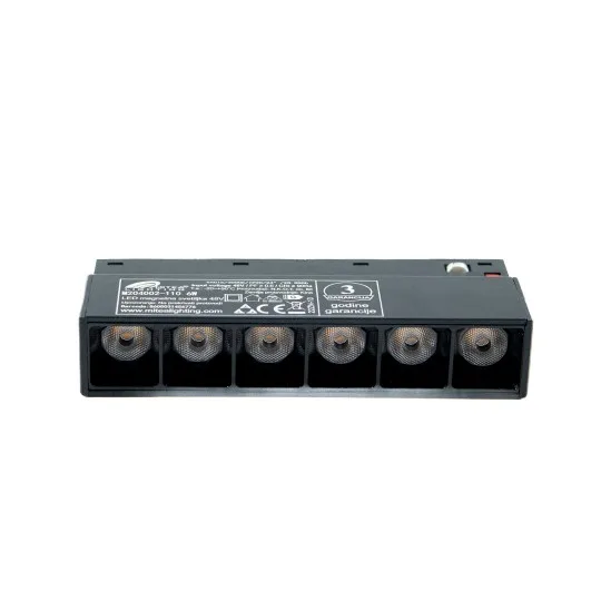 Magnetna linearna LED svetiljka Mitea M204002-110 6 W 4000K 48 V 24°, crna – slika 2