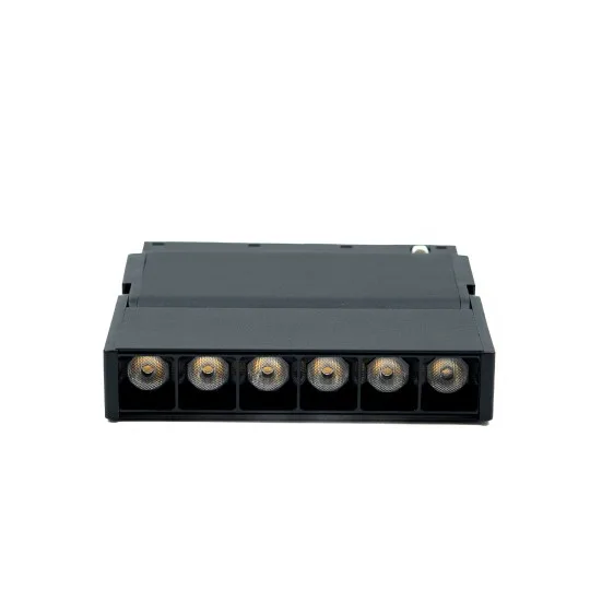 Magnetna zglobna linearna LED svetiljka Mitea M204010-130 6 W 3000K 48 V 24°, crna – slika 6