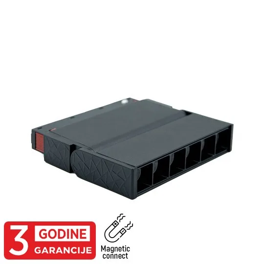 Magnetna zglobna linearna LED svetiljka Mitea M204010-130 6 W 4000K 48 V 24°, crna