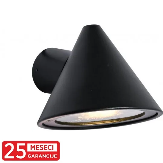 Spoljna zidna lampa Mitea M2018-C 1xGU10 crna IP65
