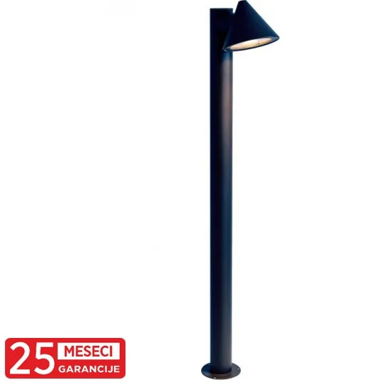 Stubna lampa Mitea M2018/100-C 1xGU10 crna IP44
