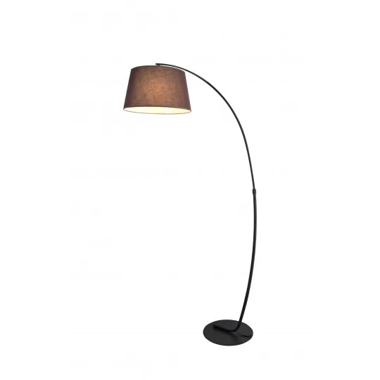 Podna lampa Mitea M42-C, 1×E27, crna