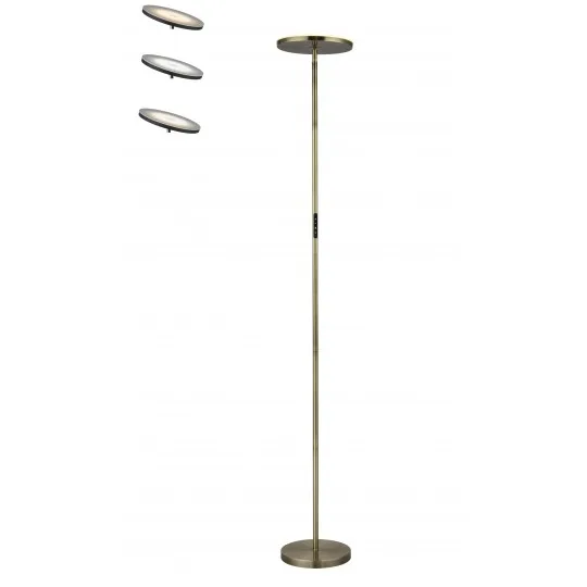 LED podna lampa Mitea M72-AB, 30 W, 3000-6000 K, staro zlato