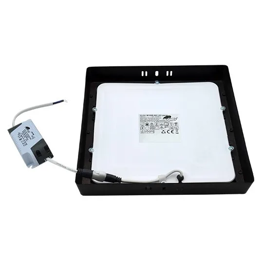 LED panel Mitea M18NK-BK 18W 4000K crni nadgradni kvadratni - Slika 5