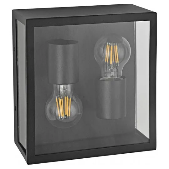 Spoljna zidna lampa Mitea M946 C 2xE27 crna IP54