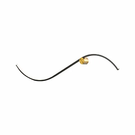 LED zidna lampa Mitea M10910-BK+BR 13 W 3000 K staro zlato + crna