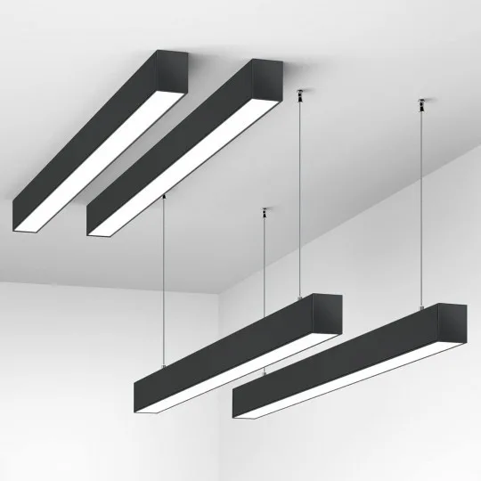 LED visilica Mitea M109051-C 24 W 6500 K crna
