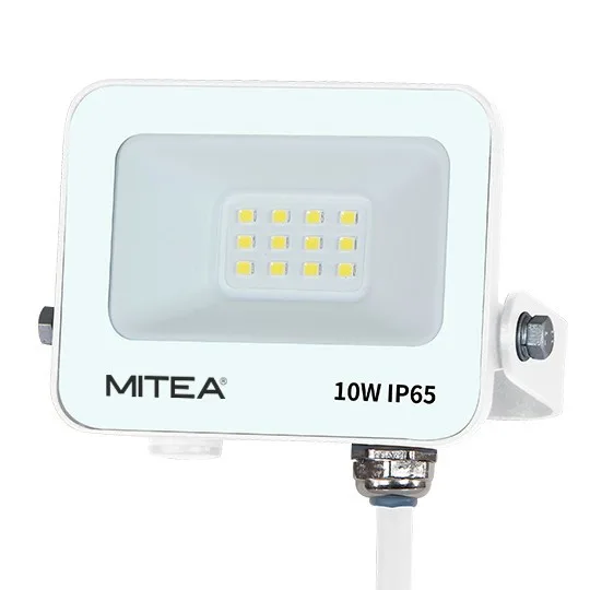 LED reflektor Mitea M480010-B5 10W 6500K beli