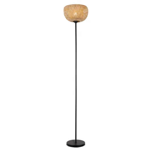 Podna lampa Mitea M52, 1×E27, crna