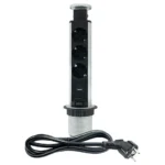 Nameštajska utičnica Mitea ME-PN-1203-USB/S-3 POPUP