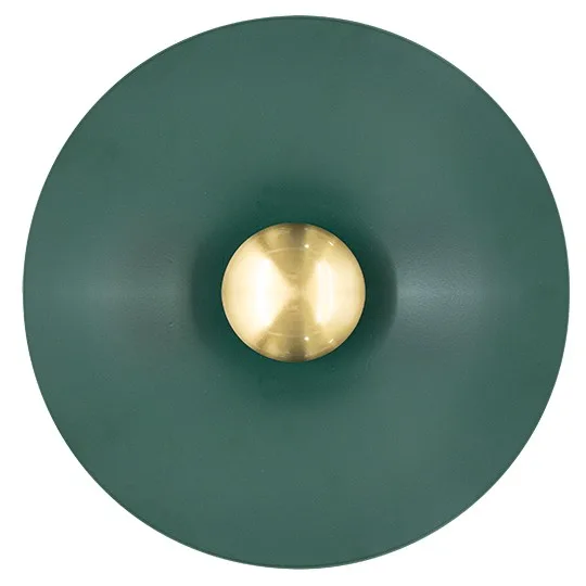 LED zidna lampa Mitea M11113-GGD 7,5 W 3000 K zelena - zlatna