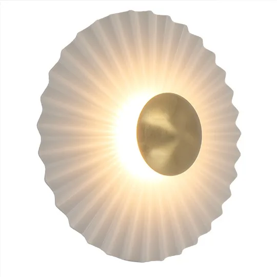 LED zidna lampa Mitea M11115-350-WGD 8 W 3000 K belo-zlatna