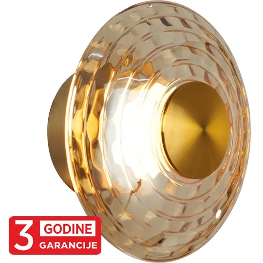 LED zidna lampa Mitea MAW9451-1 6 W 3000 K staro zlato + amber